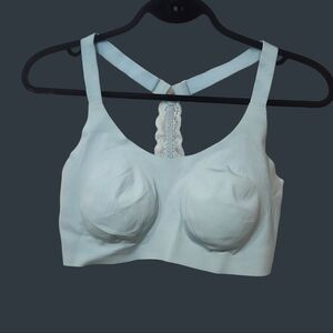 KNIX Sky Blue Laced Racer Back Bra US M.